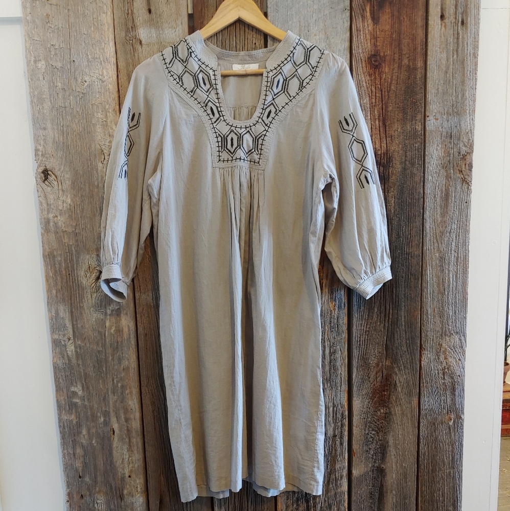 Peasant tunic dress